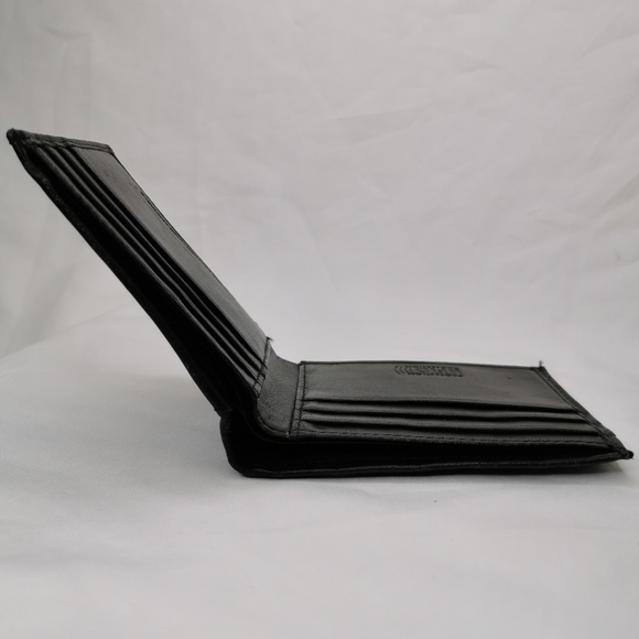 SwissGear Black Genuine Leather Bifold Wallet - Picture 5 of 6